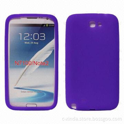 Silicone Case for Samsung Galaxy N7100, Protects Your Phone from Scratches, Shocks and Collisions